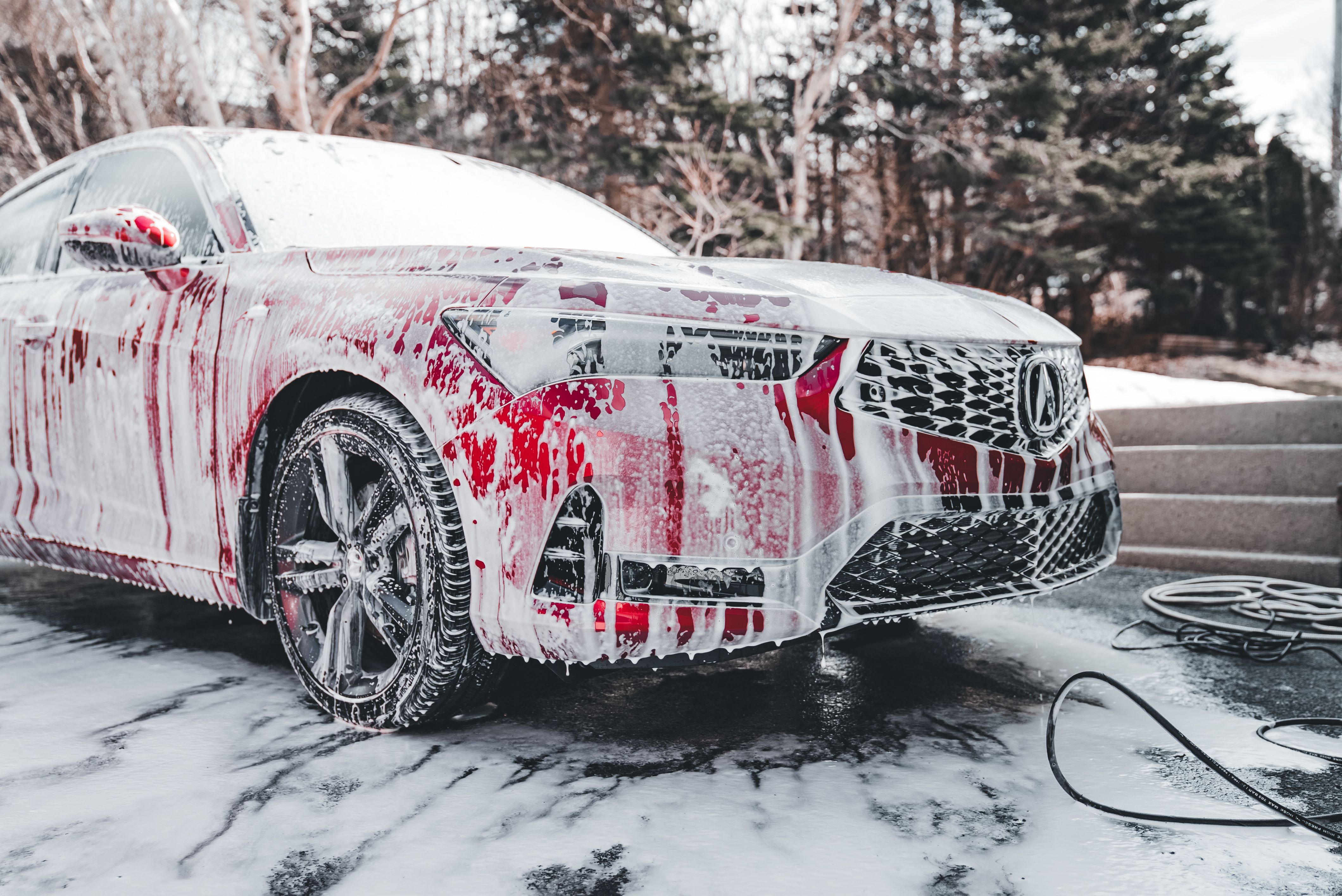Foam wash